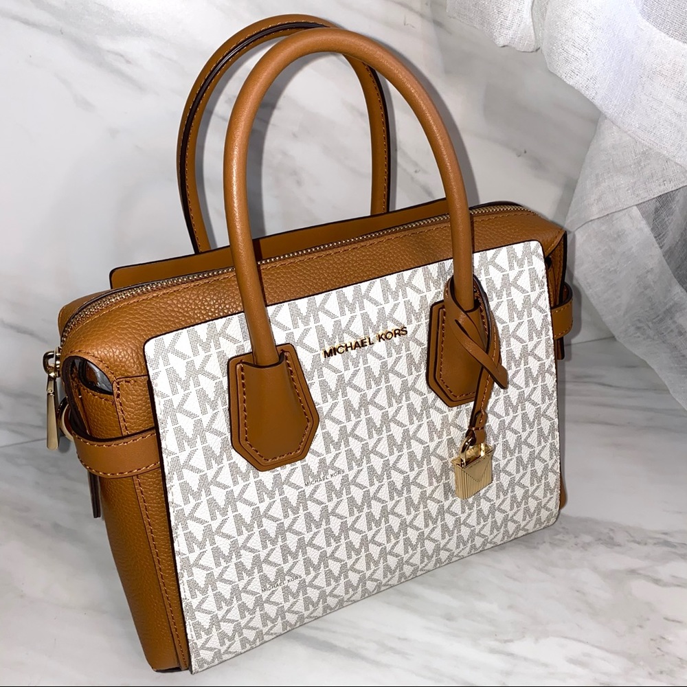Michael Kors Mercer Belted Small Satchel Bag